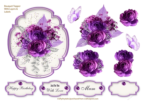 Bouquet Topper and Layers- (1)