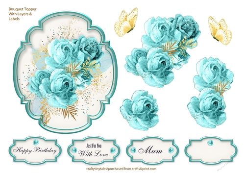 Bouquet Topper and Layers- (3)