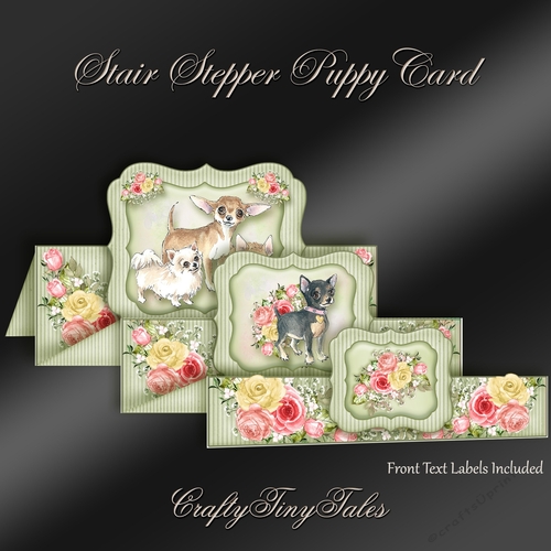 Stair Stepper Puppy Card Kit-3