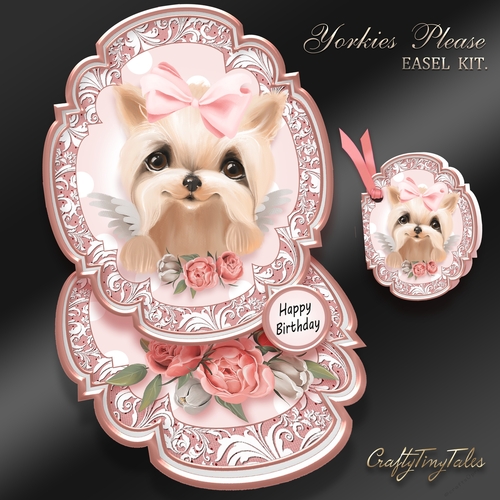 Yorkies Please Easel Kit-6