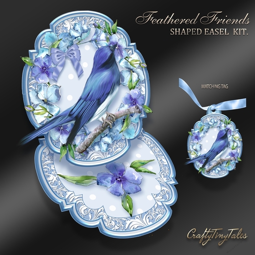 Feathered Friends Shaped Easel  Kit-2