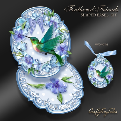 Feathered Friends Shaped Easel  Kit-8