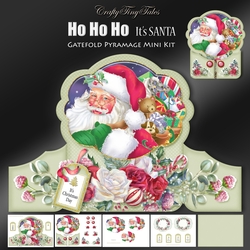 Ho Ho Ho Its Santa Gatefold Mini Kit-4