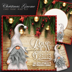 A Christmas Gnome Card Front Mini Kit-2