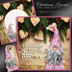 A Christmas Gnome Card Front Mini Kit-6
