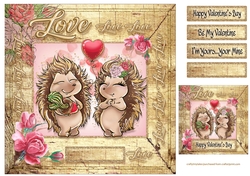 Valentines Cute Creatures Cardfront- (4)
