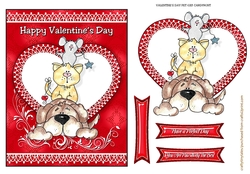 Valentines Pet Card Front Quick Card-6