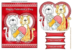 Valentines Pet Card Front Quick Card-7