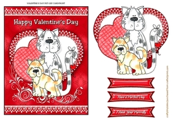 Valentines Pet Card Front Quick Card-8