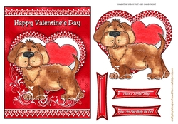 Valentines Pet Card Front Quick Card-10