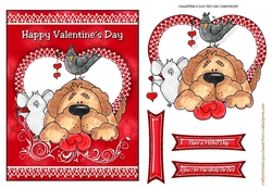 Valentines Pet Card Front Quick Card-9