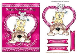 Valentines Pet Card Front Quick Card-4