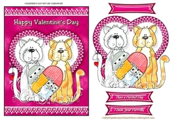 Valentines Pet Card Front Quick Card-5