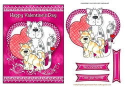 Valentines Pet Card Front Quick Card-6