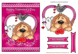 Valentines Pet Card Front Quick Card-7