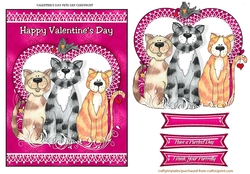Valentines Pet Card Front Quick Card-9
