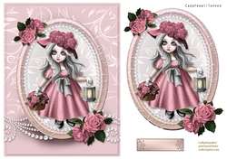 Rose Basket Doll Quick Card-1