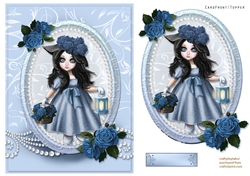 Rose Basket Doll Quick Card-2