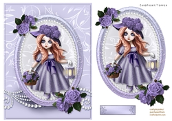 Rose Basket Doll Quick Card-4