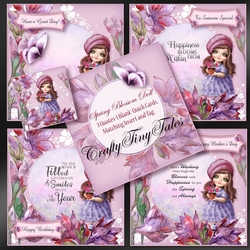 Spring Blossom Doll Quick Card MiniKit-1