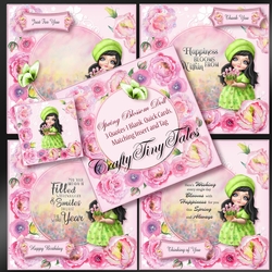 Spring Blossom Doll Quick Card MiniKit-2