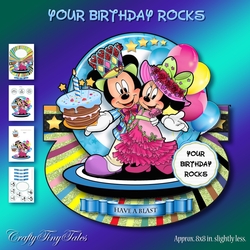 Your Birthday Rocker Card Mini Kit-2
