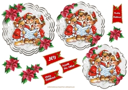 Christmas Time Pyramage Toppers- (8)