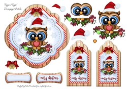 Xmas DecoupageTopper n Tags-2