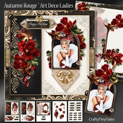 Autumn Rouge Art Deco Gold Series- 3