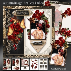 Autumn Rouge Art Deco Gold Series- 4