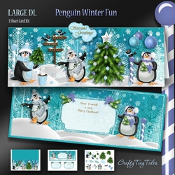 PenguinWinterFun Large DL Mini Kit