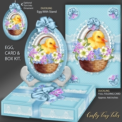 Easter Egg Card Egg And Gift Box 1
