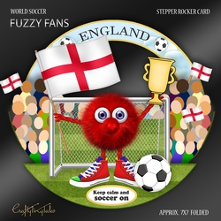 World Soccer Fuzzy Fans ENGLAND