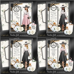 Fashion Girls 6x8 CardFrontBumper
