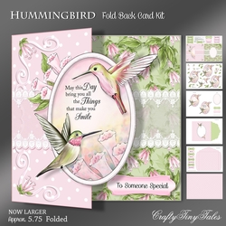 Hummingbird Fold Back Card Kit-3