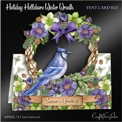 Holiday Hellebore Winter Wreath Kit-1