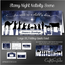 Starry Night Nativity Scene L.DL.