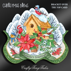 Christmas Birds Bracket Card Kit-2
