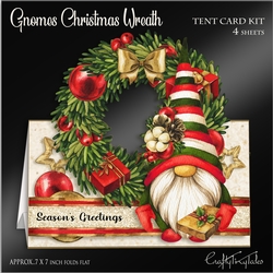 Gnomes Christmas Wreath Kit-1