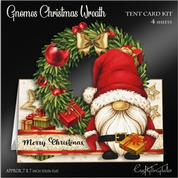 Gnomes Christmas Wreath Kit-4