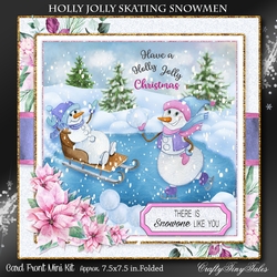 Holly Jolly Skating Snowmen -1