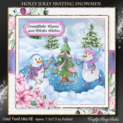 Holly Jolly Skating Snowmen -2