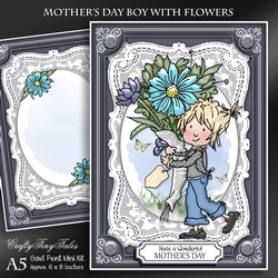 Mothers Day Boy With Flowers Mini Kit-2