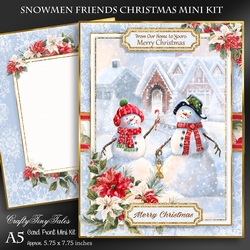 Christmas Snowmen Friends Mini Kit-1
