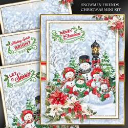 Christmas Snowmen Friends Mini Kit-4