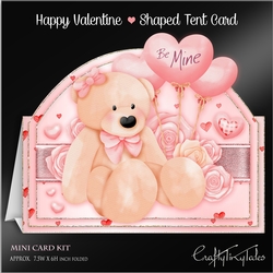 Happy Valentine Shaped Tent Card-3