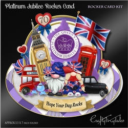 Platinum Jubilee 2022 Rocker Card Kit