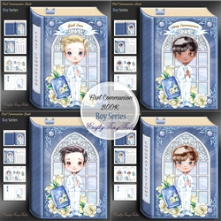 First Communion Book Card Boy BUNDLE