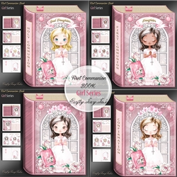 First Communion Book Card Girl BUNDLE