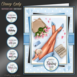 Classy Lady 6x8 Card Front Mini Kit-2